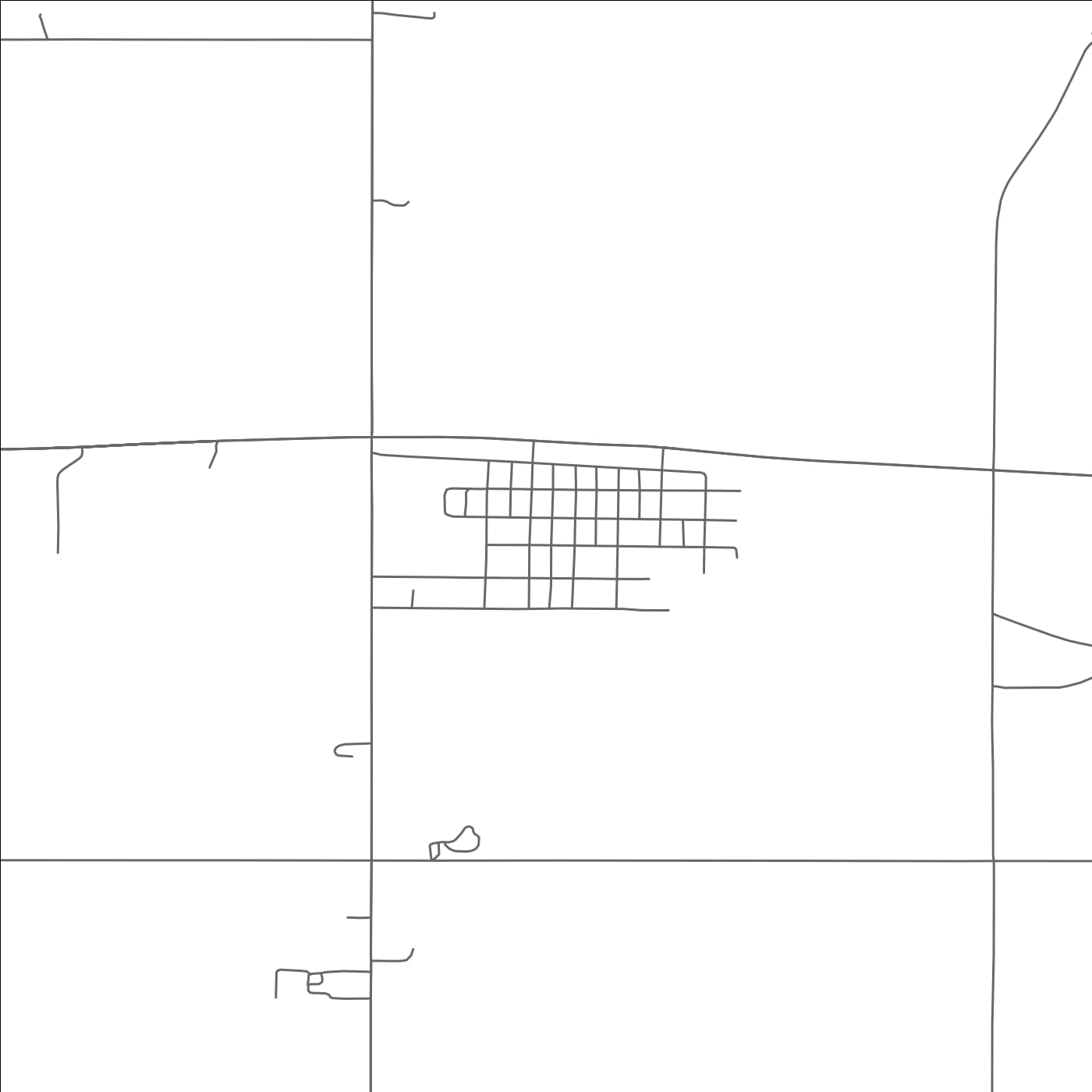 ROAD MAP OF WILDROSE, NORTH DAKOTA BY MAPBAKES