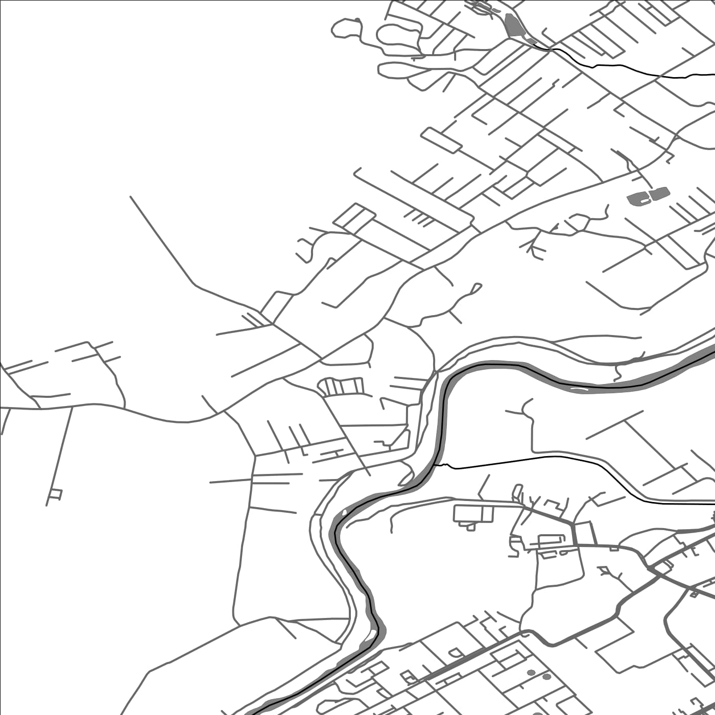 ROAD MAP OF NAZNA, ROMANIA BY MAPBAKES