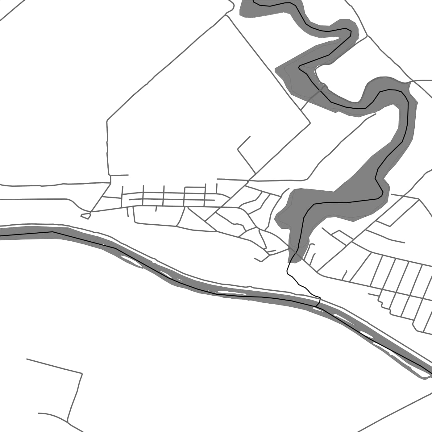 ROAD MAP OF NEGOESTI, ROMANIA BY MAPBAKES