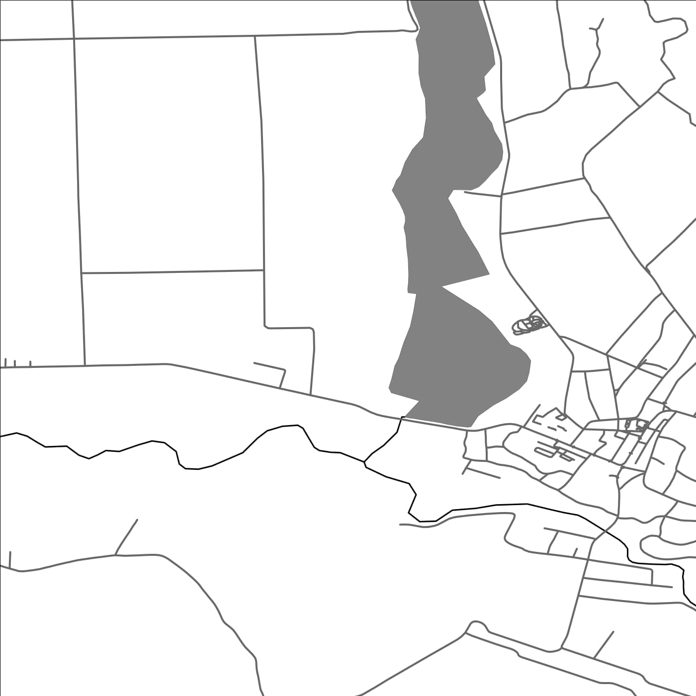 ROAD MAP OF NEGRESTI, ROMANIA BY MAPBAKES