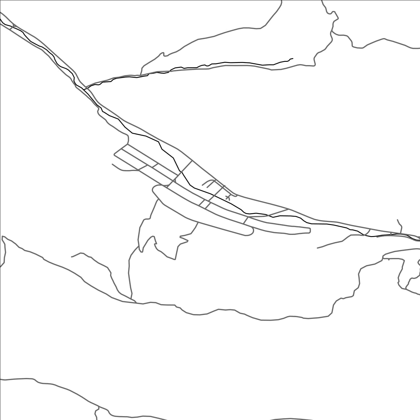 ROAD MAP OF NUCET, ROMANIA BY MAPBAKES