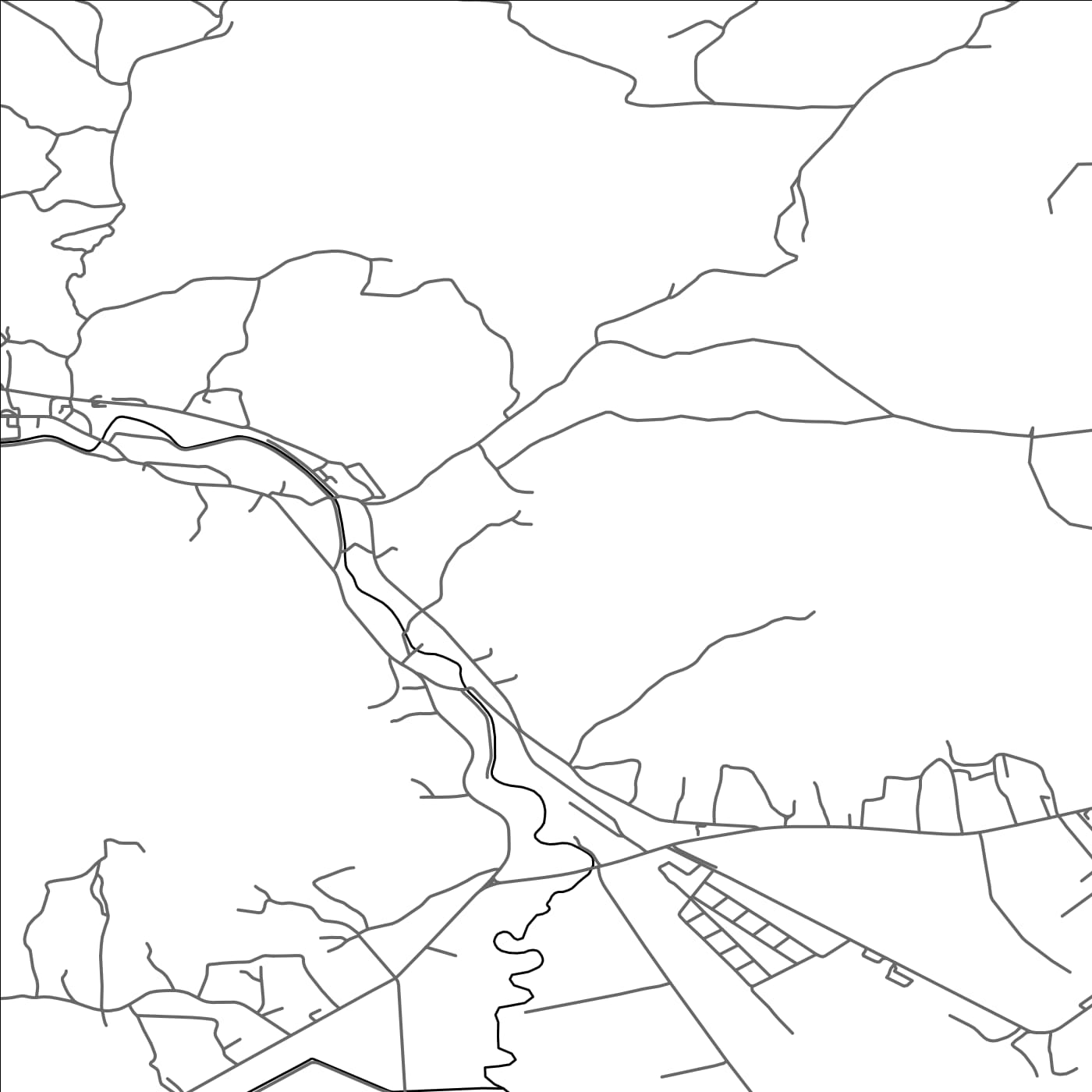 ROAD MAP OF OCNELE-MARI, ROMANIA BY MAPBAKES