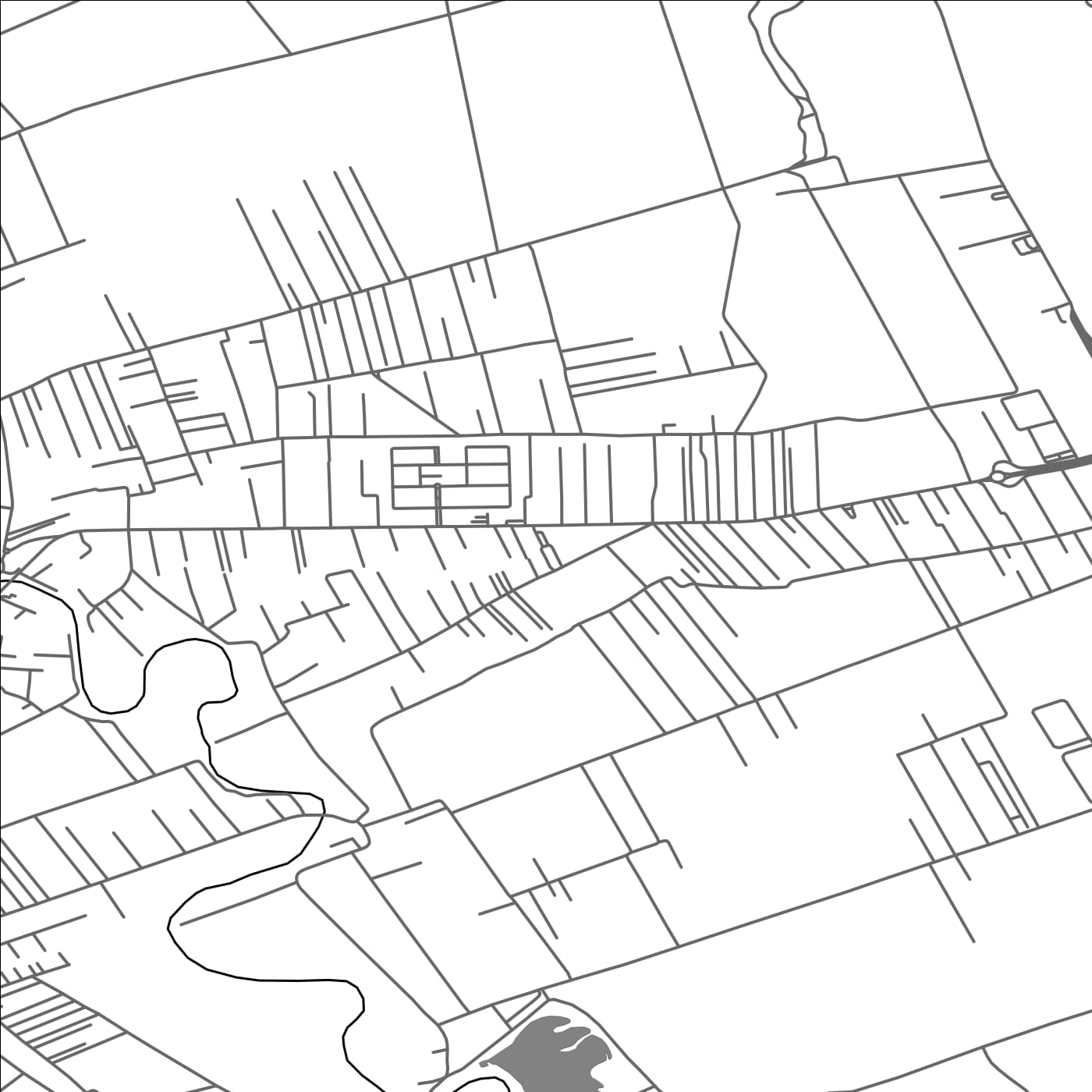ROAD MAP OF OLTENI, ROMANIA BY MAPBAKES
