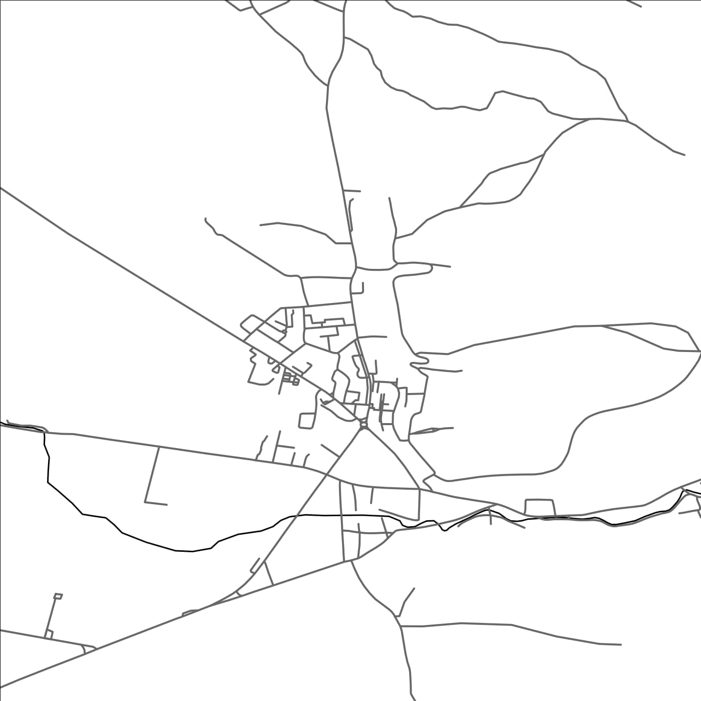 ROAD MAP OF ORAVITA, ROMANIA BY MAPBAKES