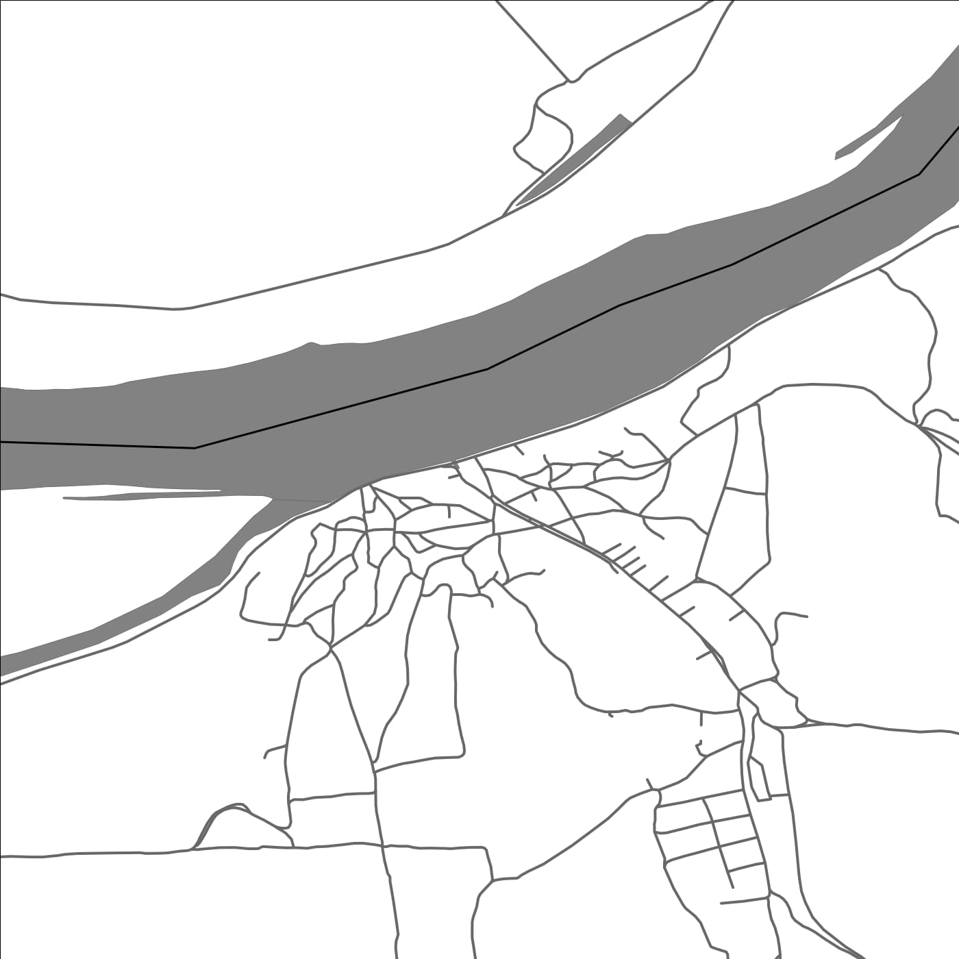 ROAD MAP OF RASOVA, ROMANIA BY MAPBAKES