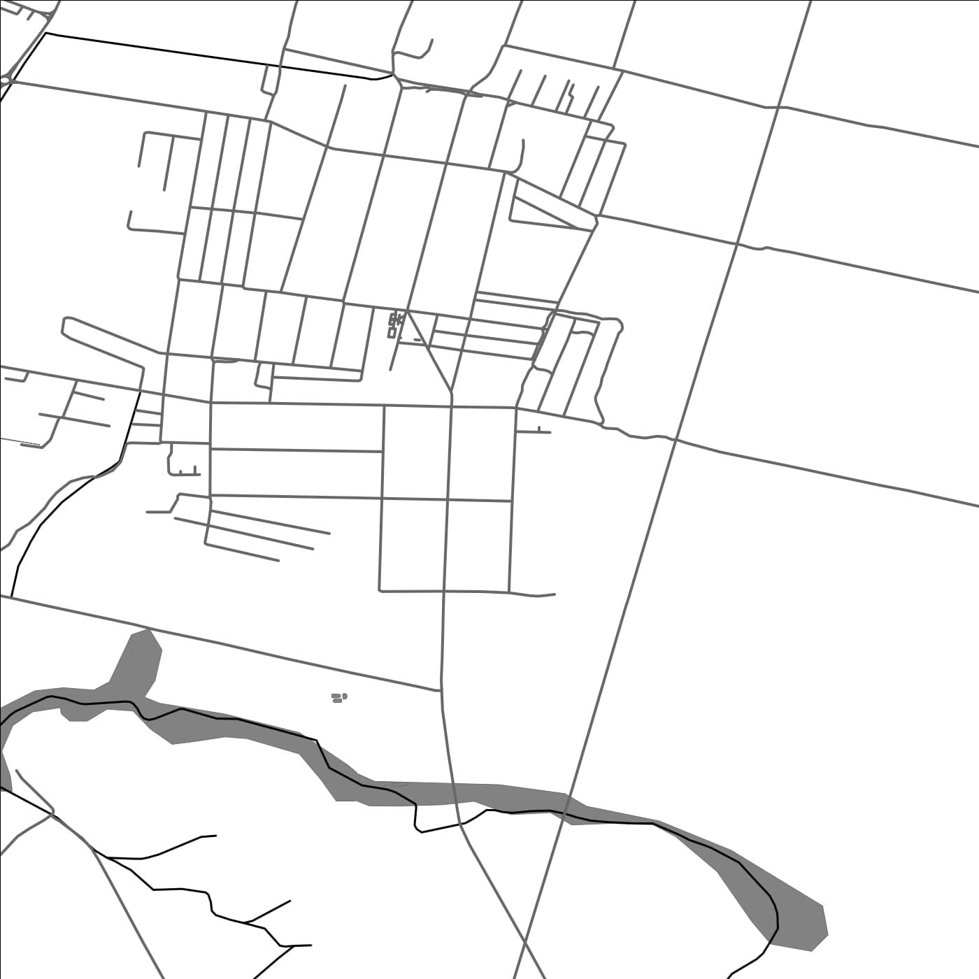 ROAD MAP OF SANLEANI, ROMANIA BY MAPBAKES