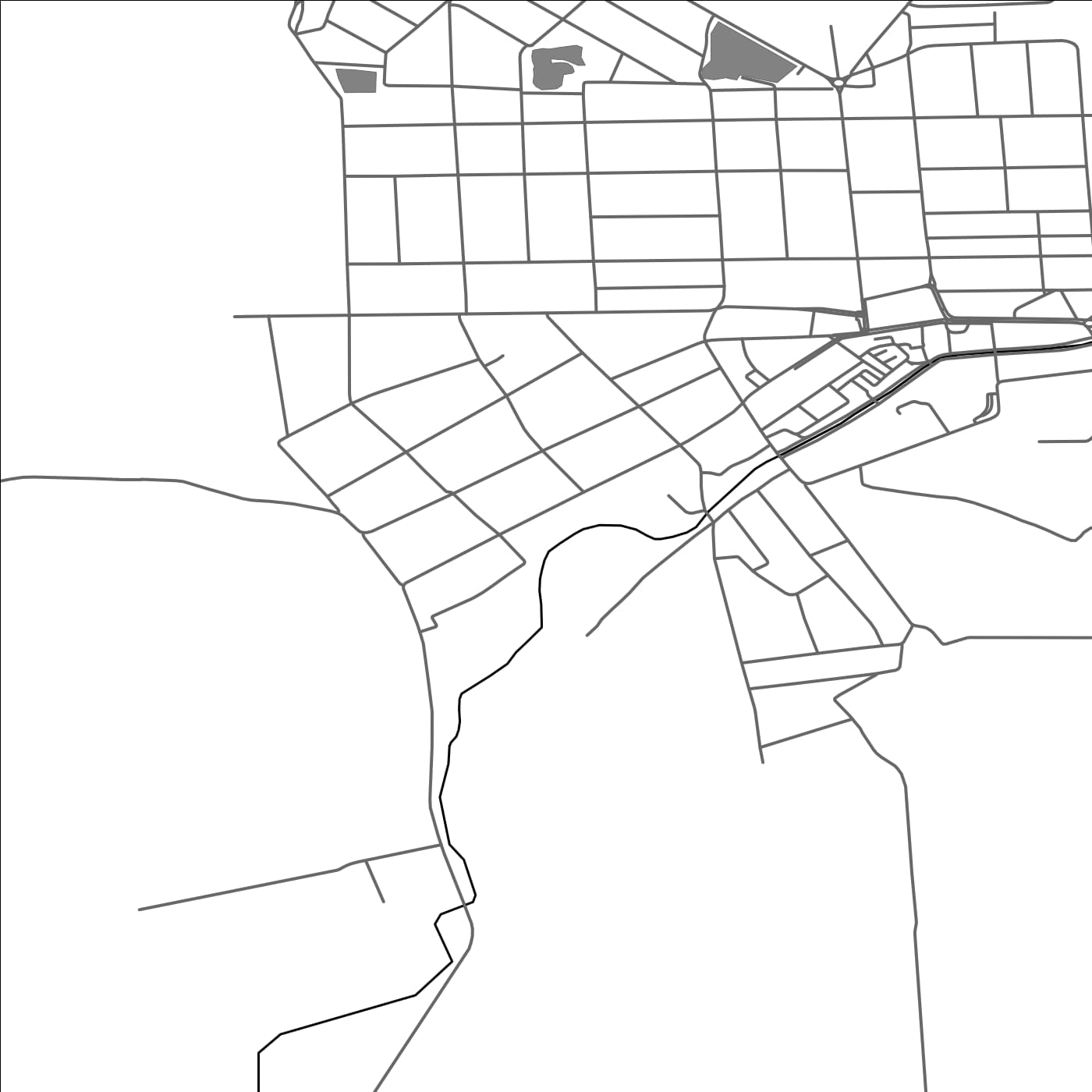 ROAD MAP OF SANNICOLAU-MARE, ROMANIA BY MAPBAKES