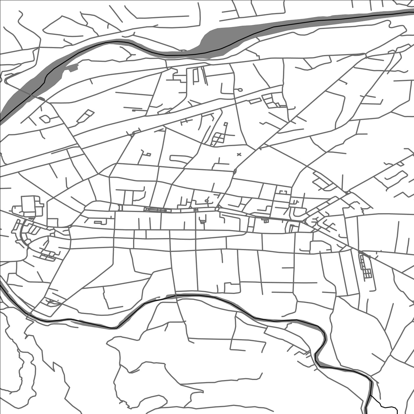 ROAD MAP OF SIGHETU-MARMATIEI, ROMANIA BY MAPBAKES