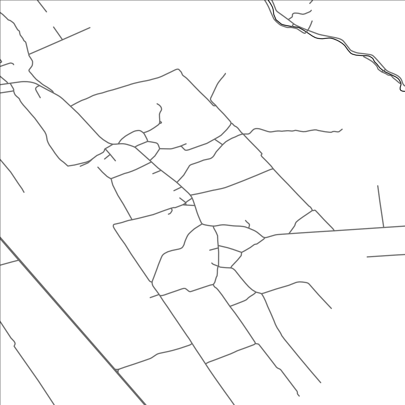 ROAD MAP OF URLETA, ROMANIA BY MAPBAKES