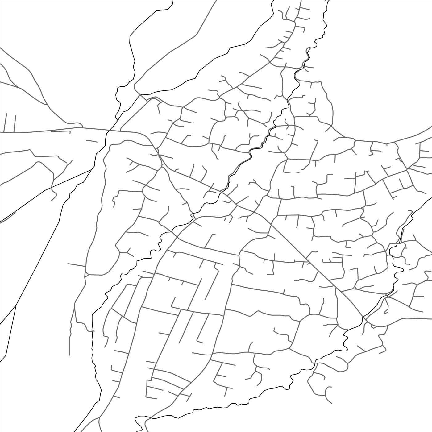 ROAD MAP OF VANDAM, AZERBAIJAN BY MAPBAKES