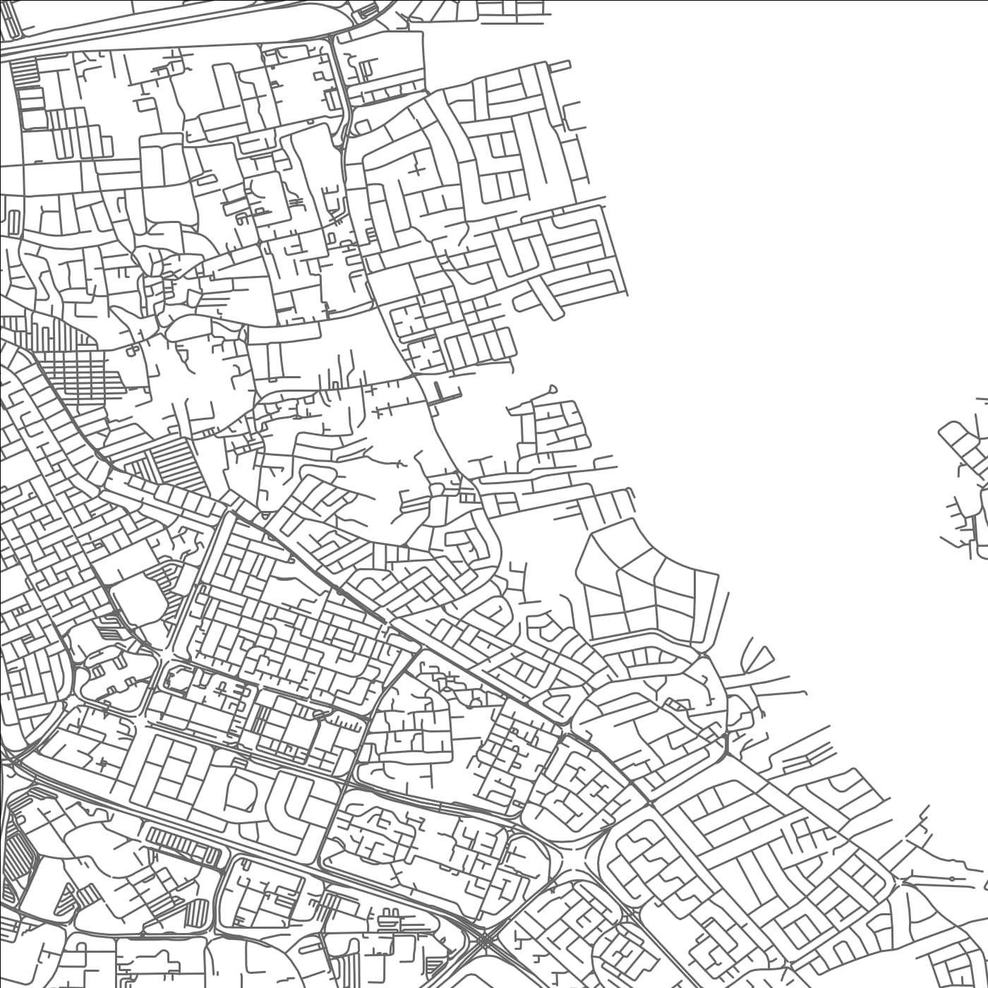 ROAD MAP OF JIDD ‘ALĪ, BAHRAIN BY MAPBAKES