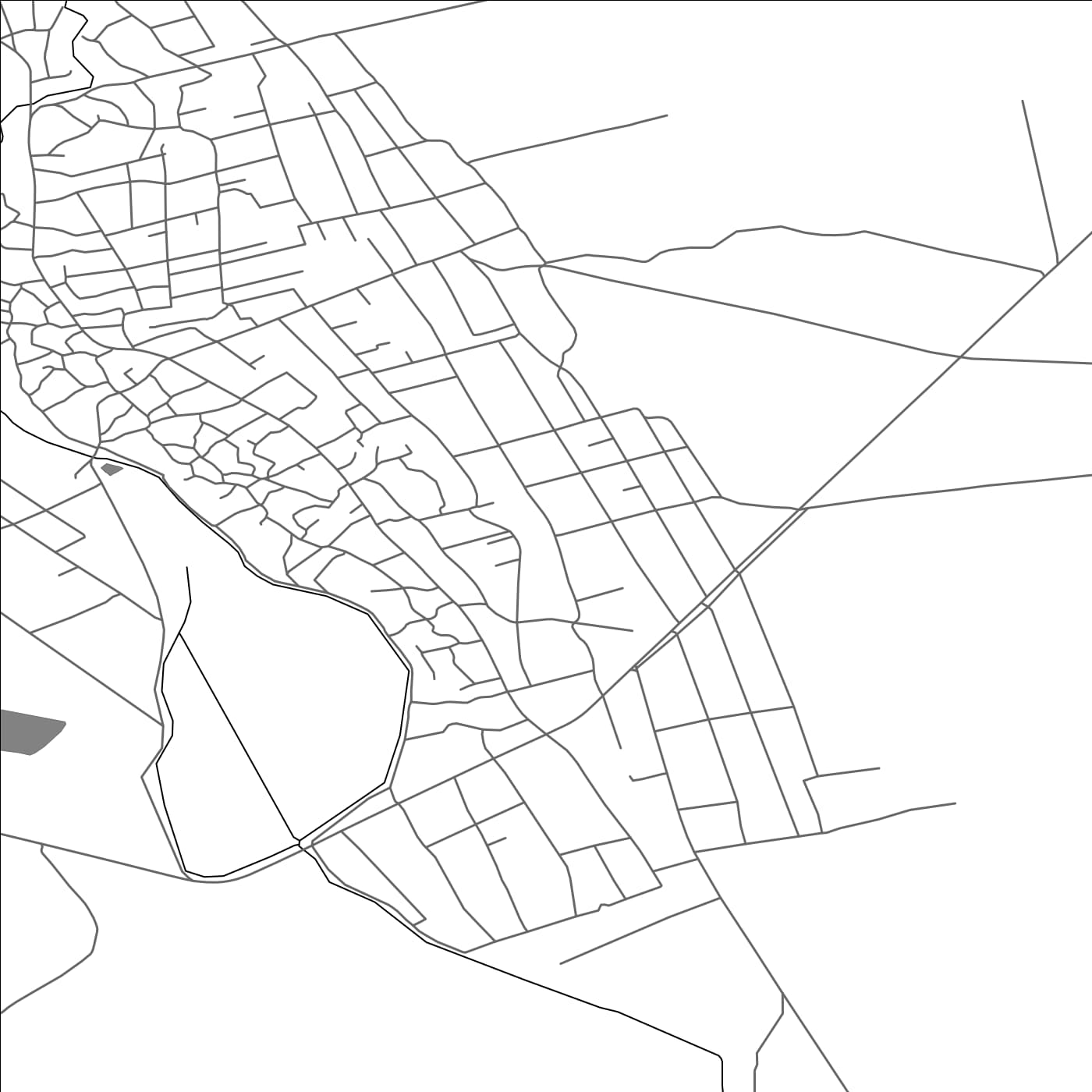 ROAD MAP OF CHETROSU, MOLDOVA BY MAPBAKES