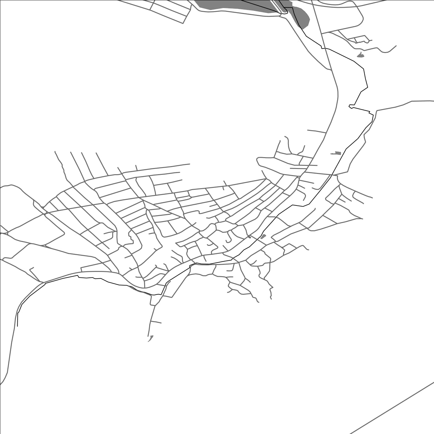 ROAD MAP OF CIMIŞENI, MOLDOVA BY MAPBAKES