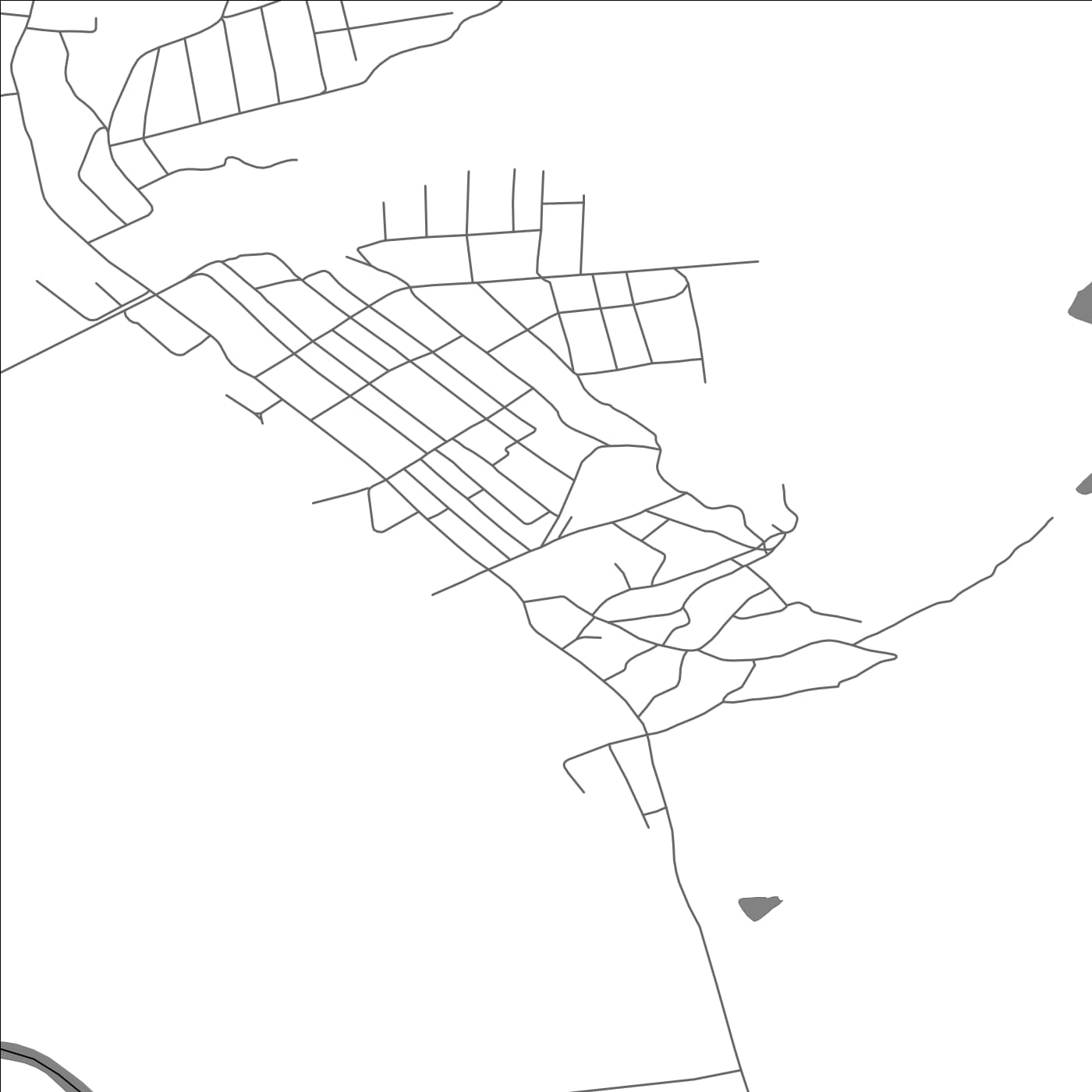 ROAD MAP OF CIOARA, MOLDOVA BY MAPBAKES