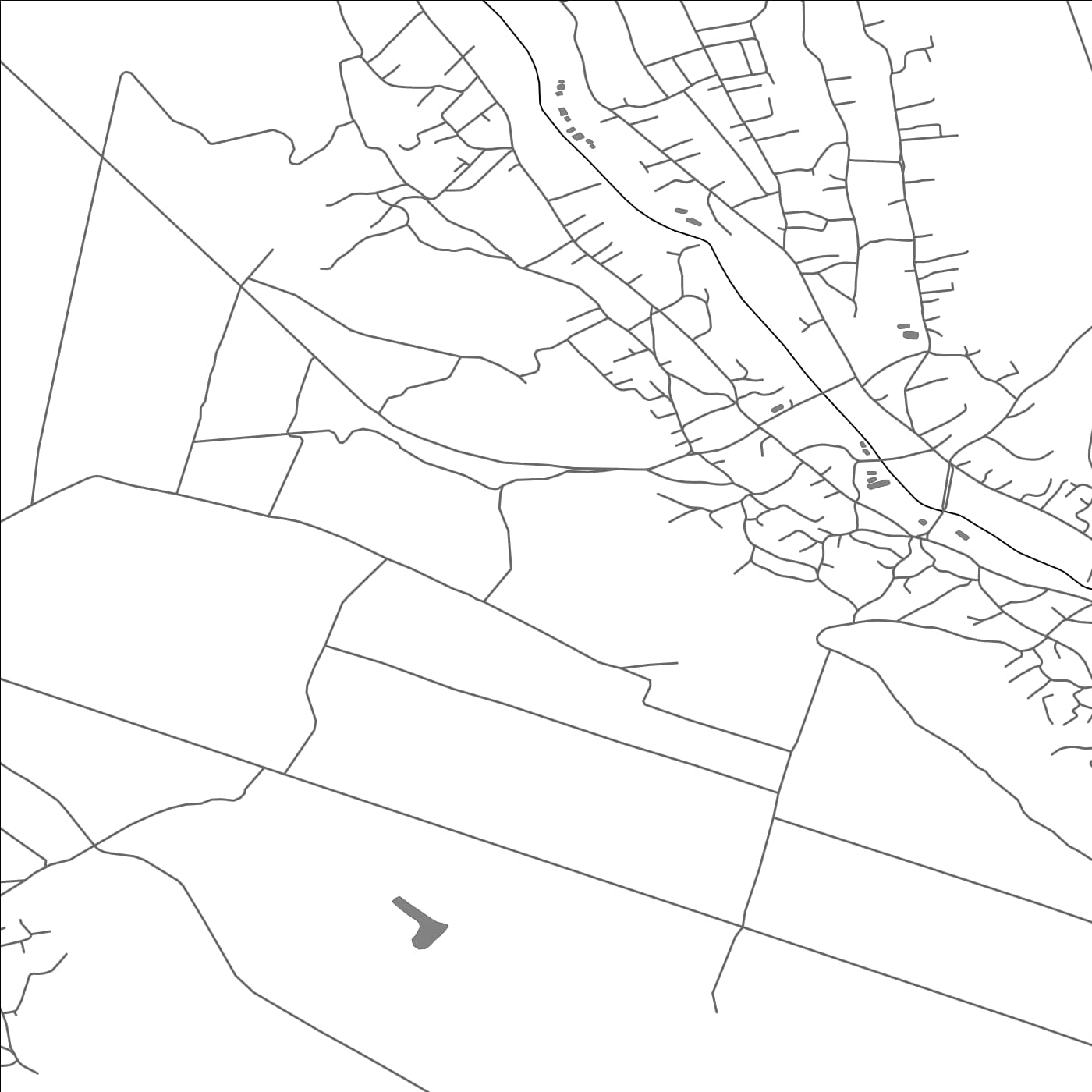 ROAD MAP OF CIUCIULENI, MOLDOVA BY MAPBAKES