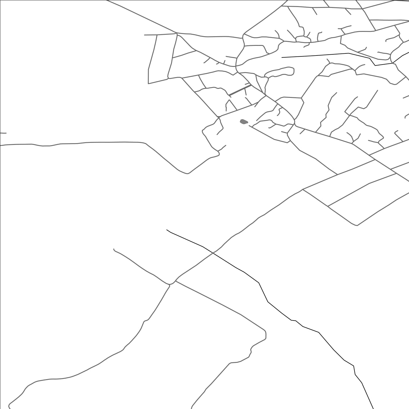 ROAD MAP OF CIUTULEŞTI, MOLDOVA BY MAPBAKES