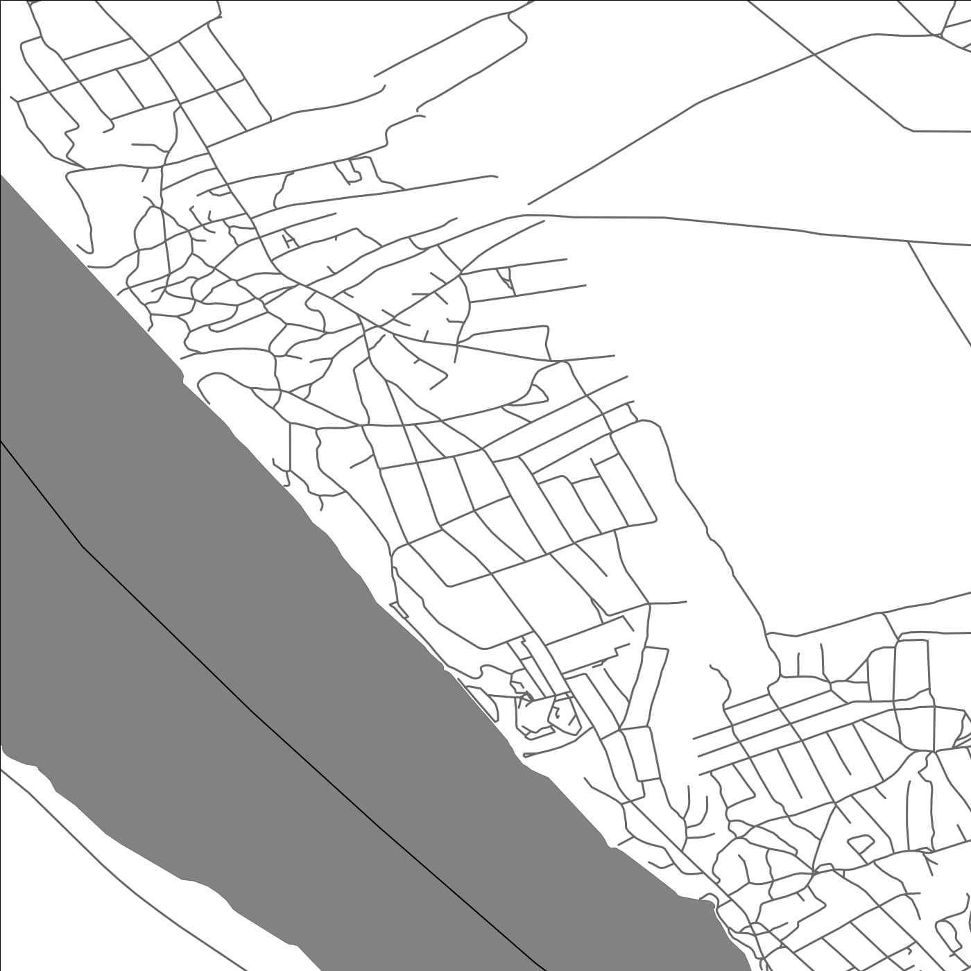 ROAD MAP OF COCIERI, MOLDOVA BY MAPBAKES