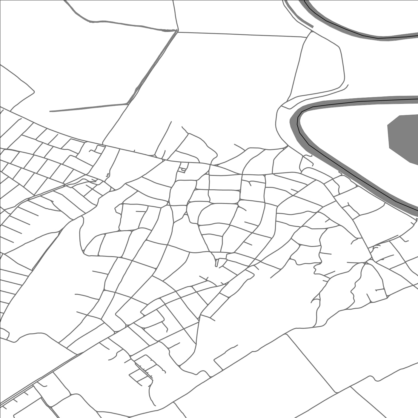 ROAD MAP OF CROCMAZ, MOLDOVA BY MAPBAKES