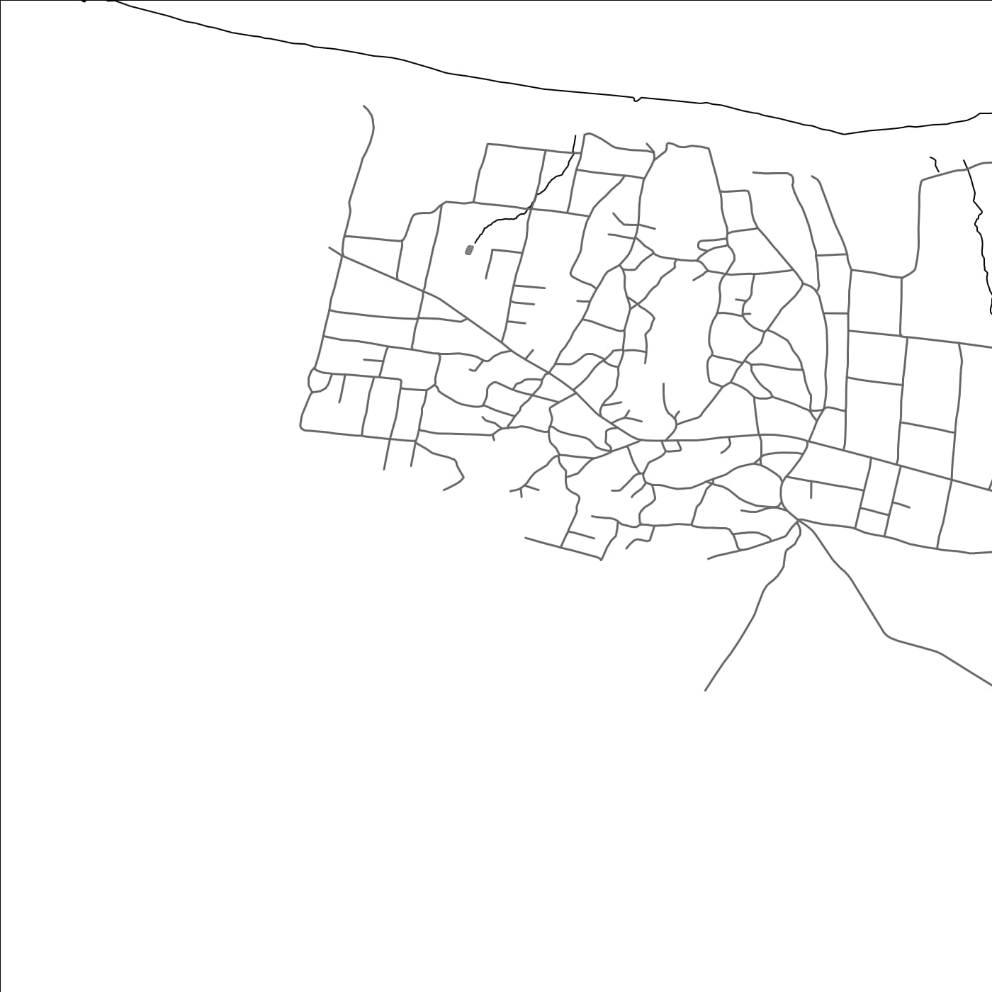 ROAD MAP OF CUŞMIRCA, MOLDOVA BY MAPBAKES