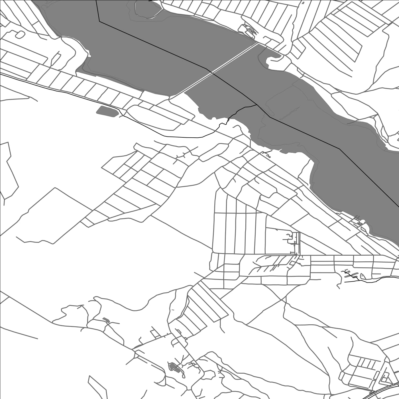 ROAD MAP OF DĂNCENI, MOLDOVA BY MAPBAKES