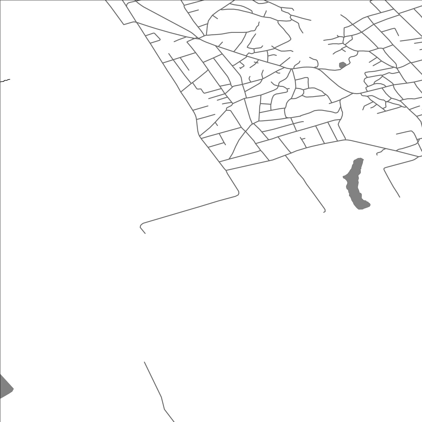 ROAD MAP OF DROCHIA, MOLDOVA BY MAPBAKES