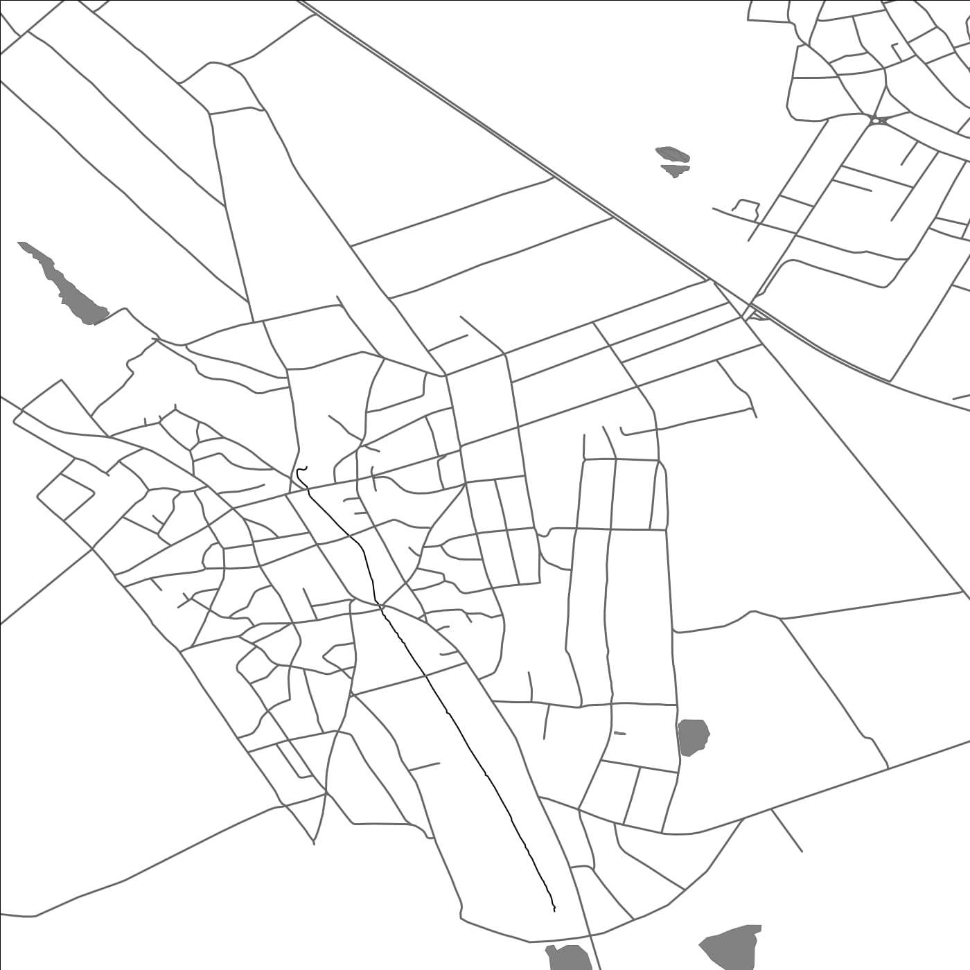ROAD MAP OF ERMOCLIA, MOLDOVA BY MAPBAKES