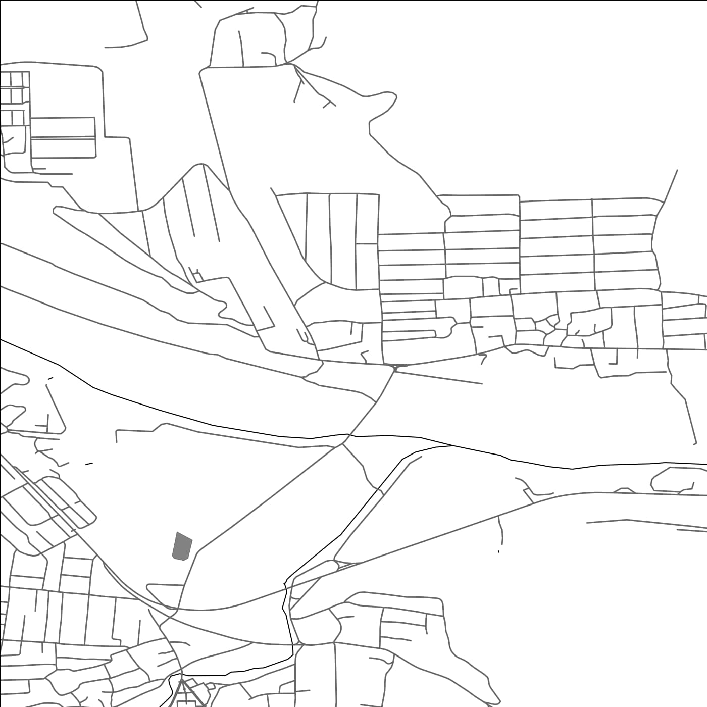 ROAD MAP OF FLORENI, MOLDOVA BY MAPBAKES