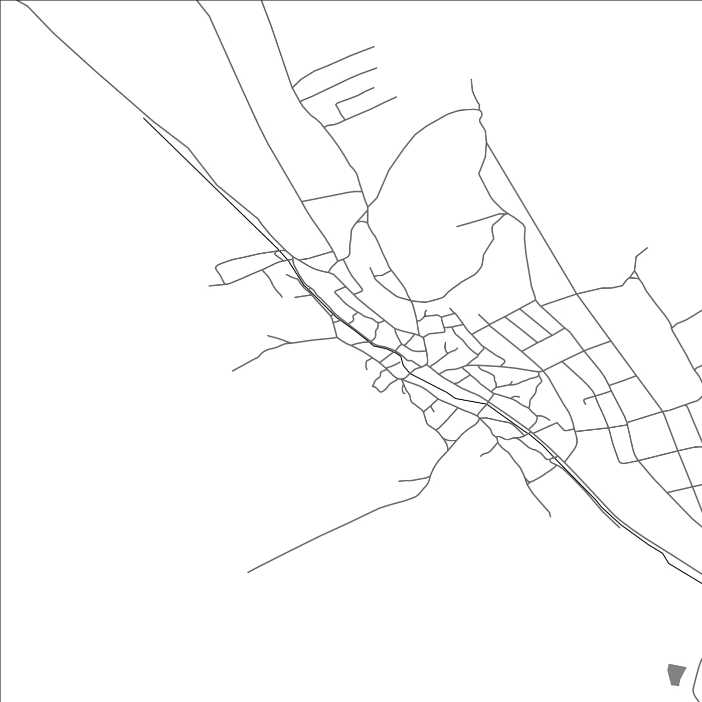 ROAD MAP OF FUNDUL GALBENEI, MOLDOVA BY MAPBAKES