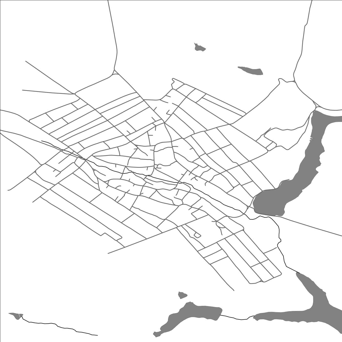 ROAD MAP OF FUNDURII VECHI, MOLDOVA BY MAPBAKES