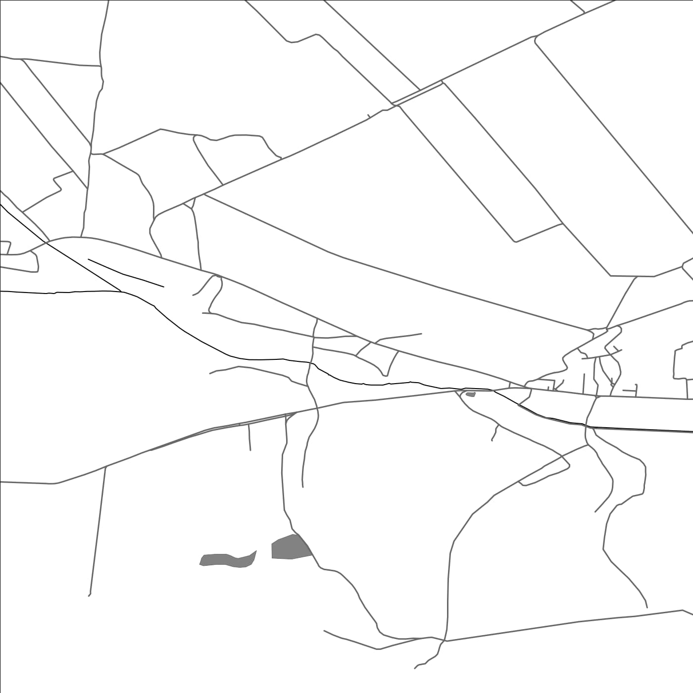 ROAD MAP OF GÎSCA, MOLDOVA BY MAPBAKES