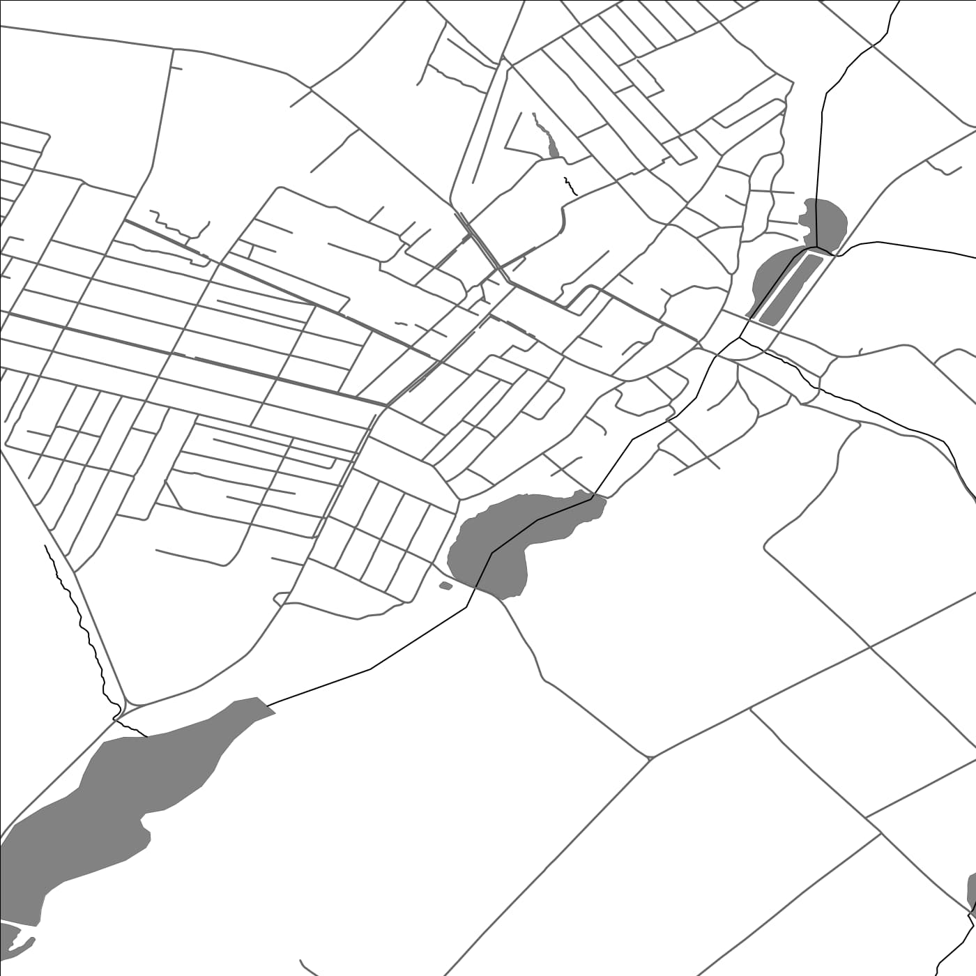 ROAD MAP OF GLODENI, MOLDOVA BY MAPBAKES
