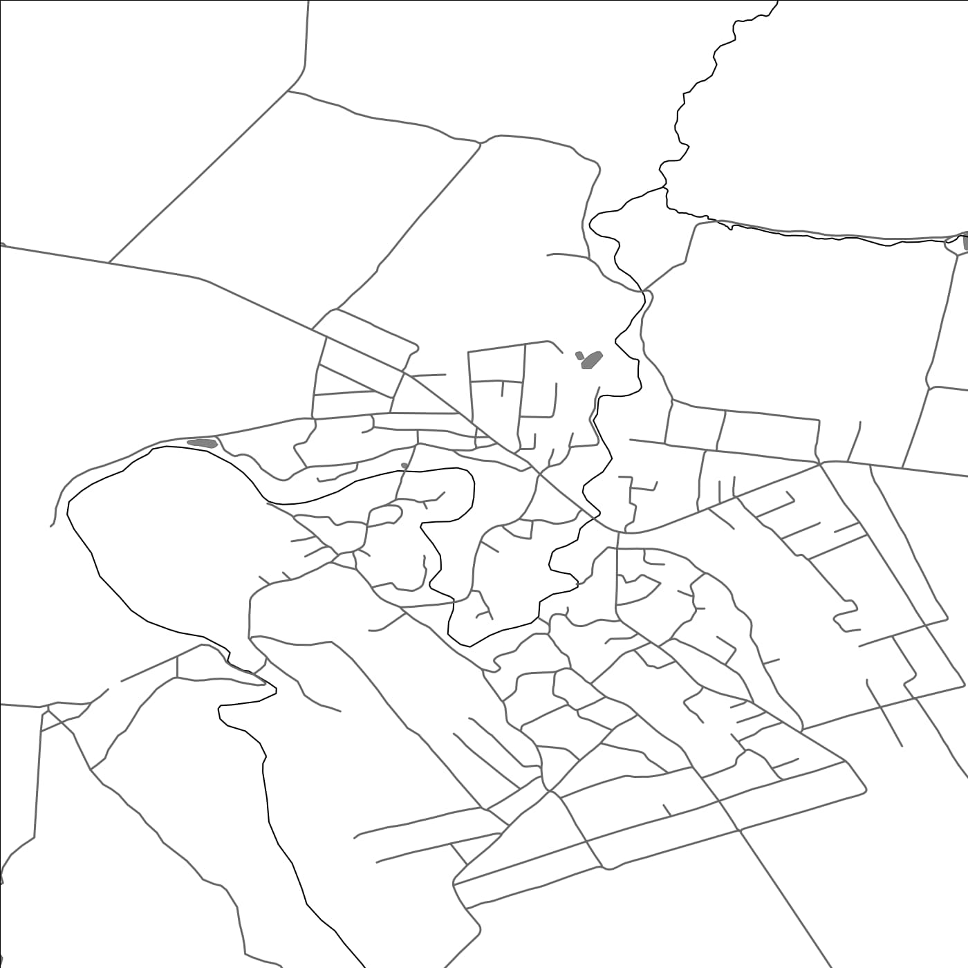 ROAD MAP OF GORDINEŞTI, MOLDOVA BY MAPBAKES