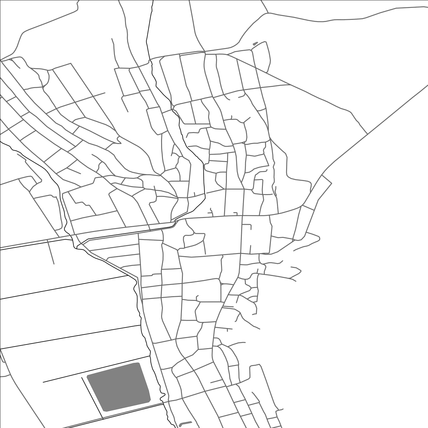 ROAD MAP OF GURA GALBENEI, MOLDOVA BY MAPBAKES