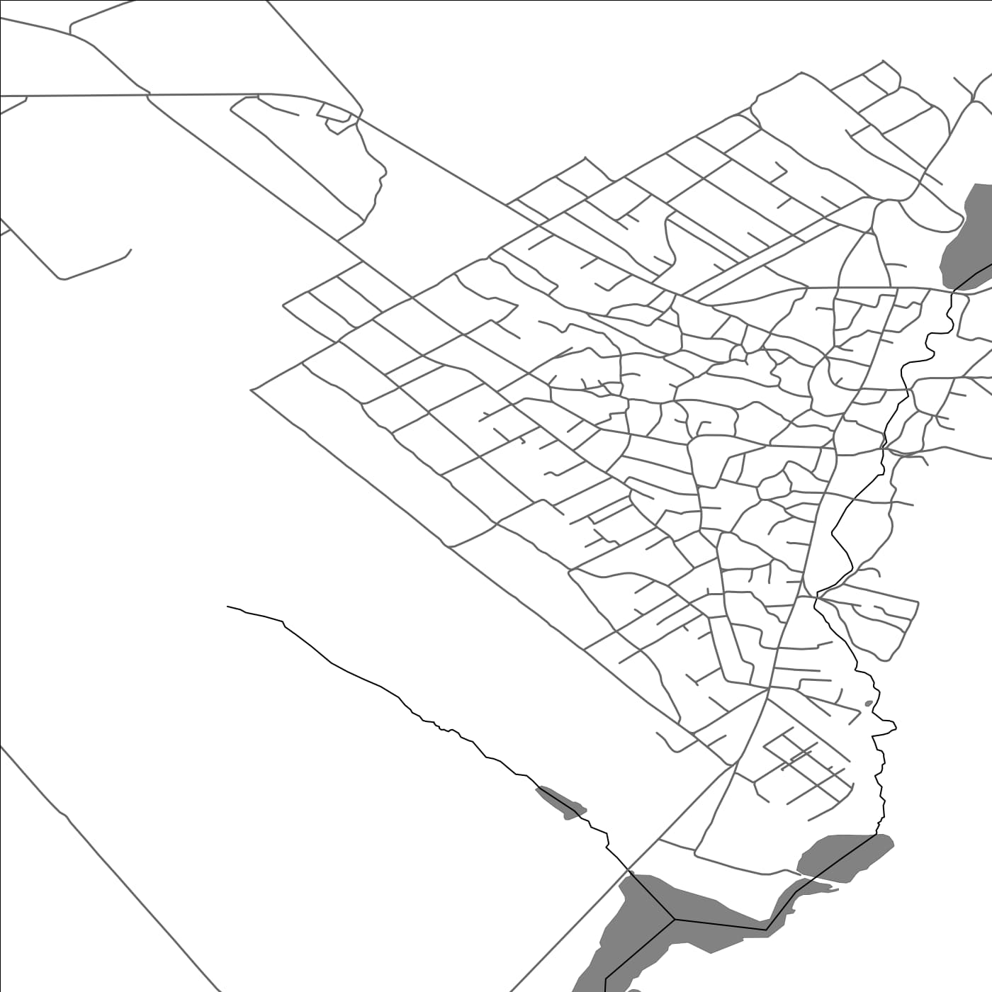 ROAD MAP OF HÎJDIENI, MOLDOVA BY MAPBAKES