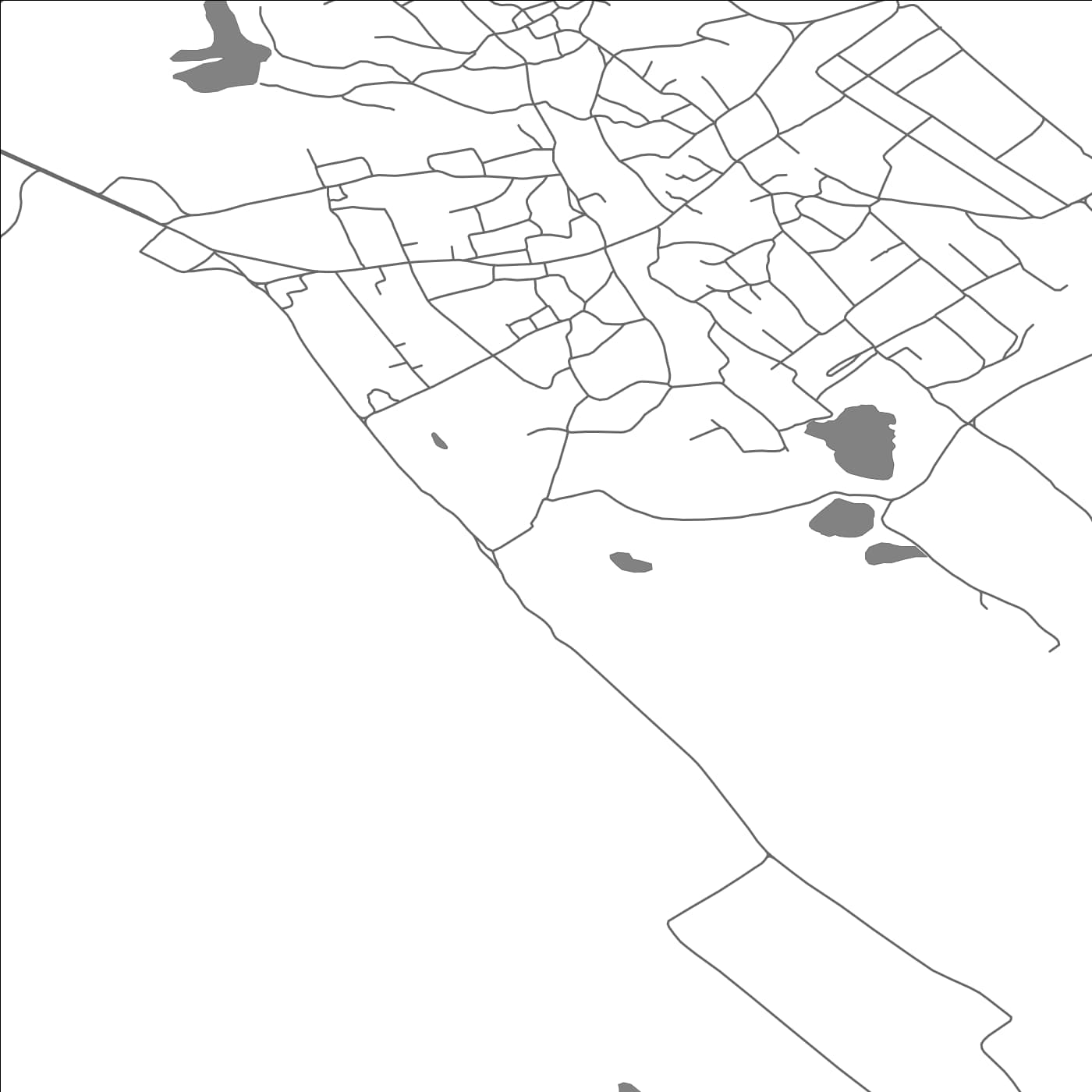 ROAD MAP OF HILIUŢI, MOLDOVA BY MAPBAKES