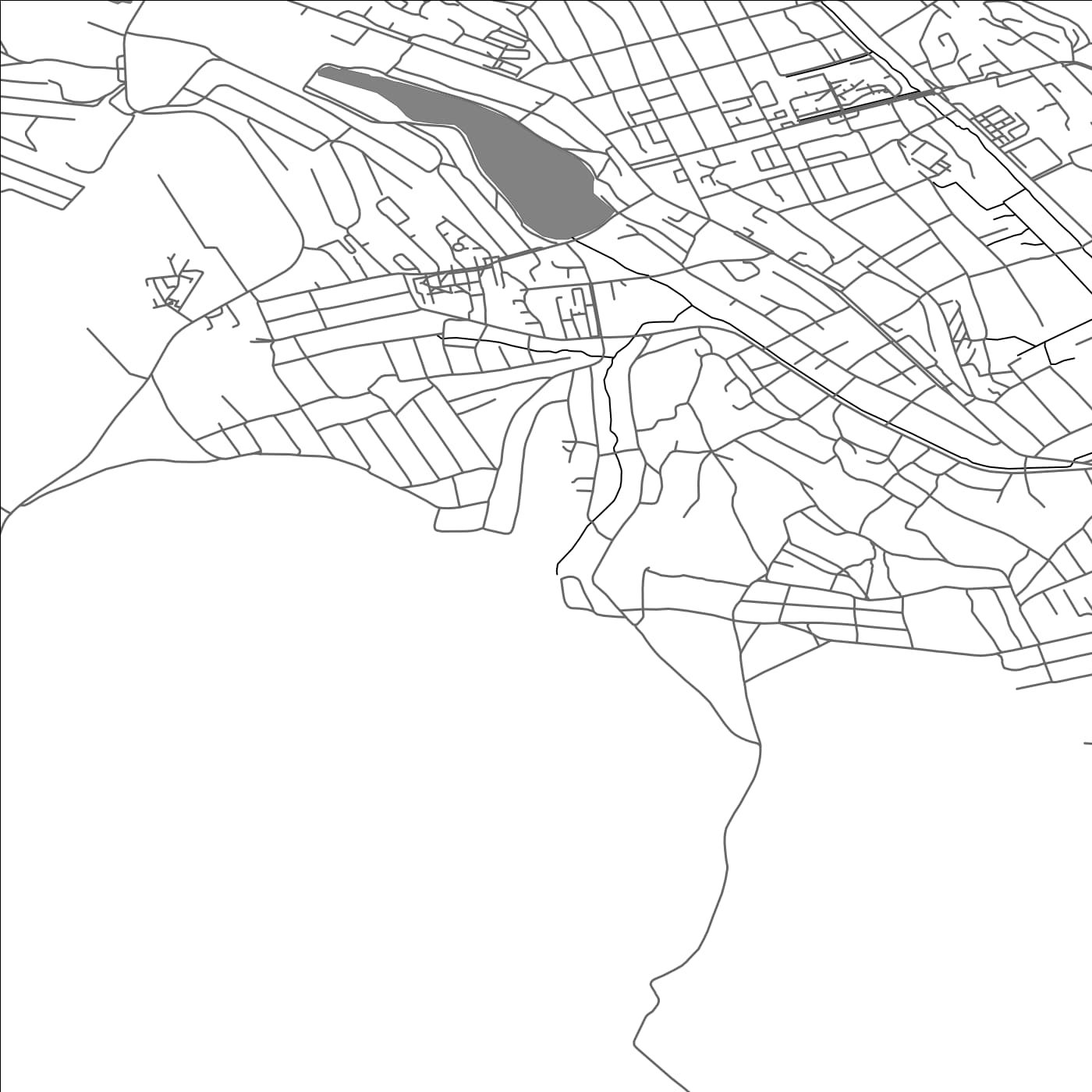 ROAD MAP OF HÎNCEŞTI, MOLDOVA BY MAPBAKES