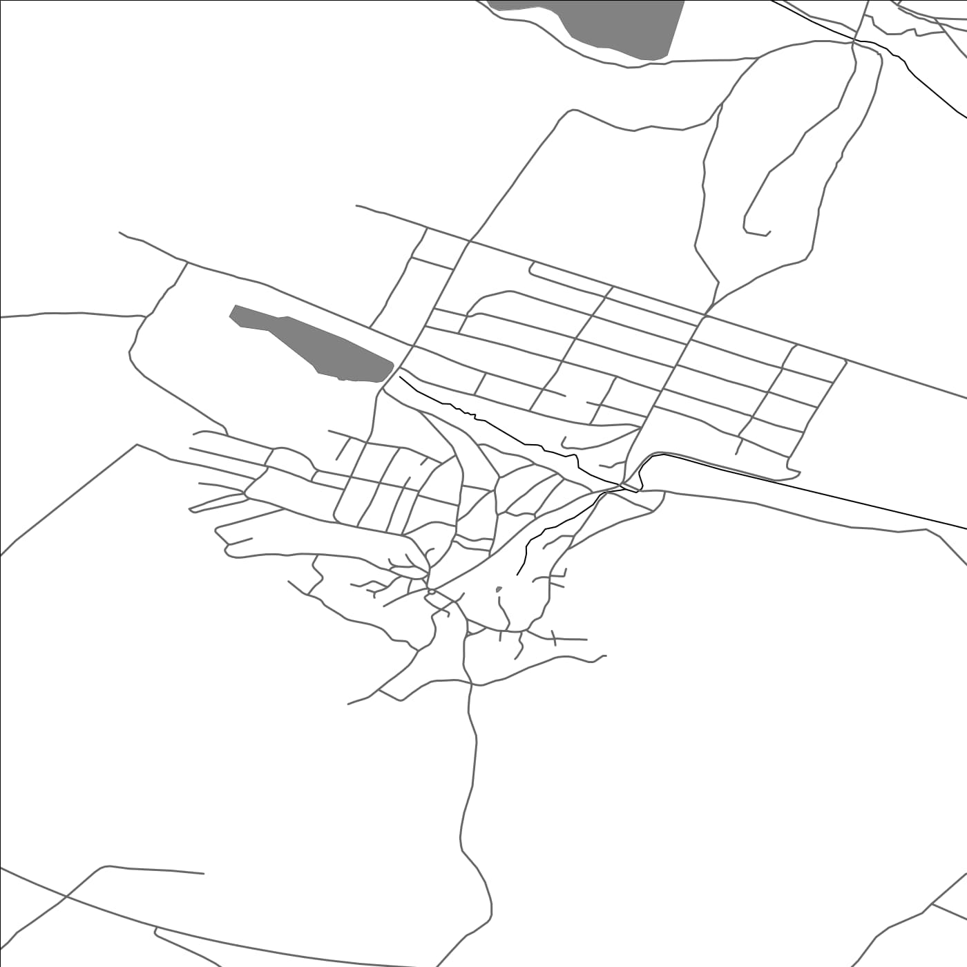 ROAD MAP OF MICĂUŢI, MOLDOVA BY MAPBAKES