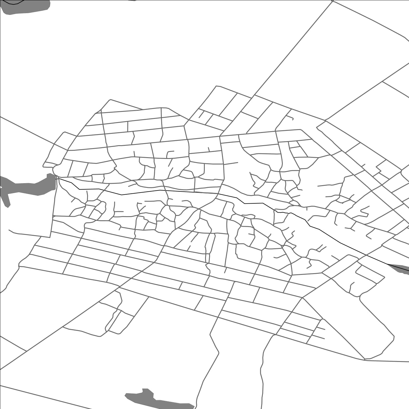 ROAD MAP OF MIHĂILENI, MOLDOVA BY MAPBAKES
