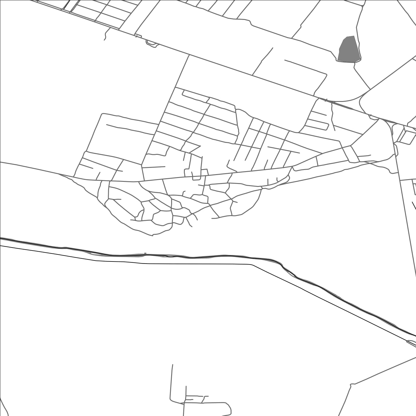 ROAD MAP OF MITOC, MOLDOVA BY MAPBAKES