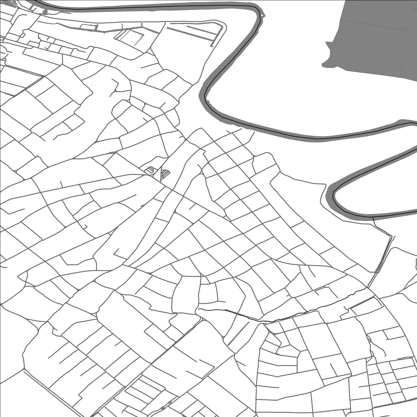 ROAD MAP OF OLĂNEŞTI, MOLDOVA BY MAPBAKES
