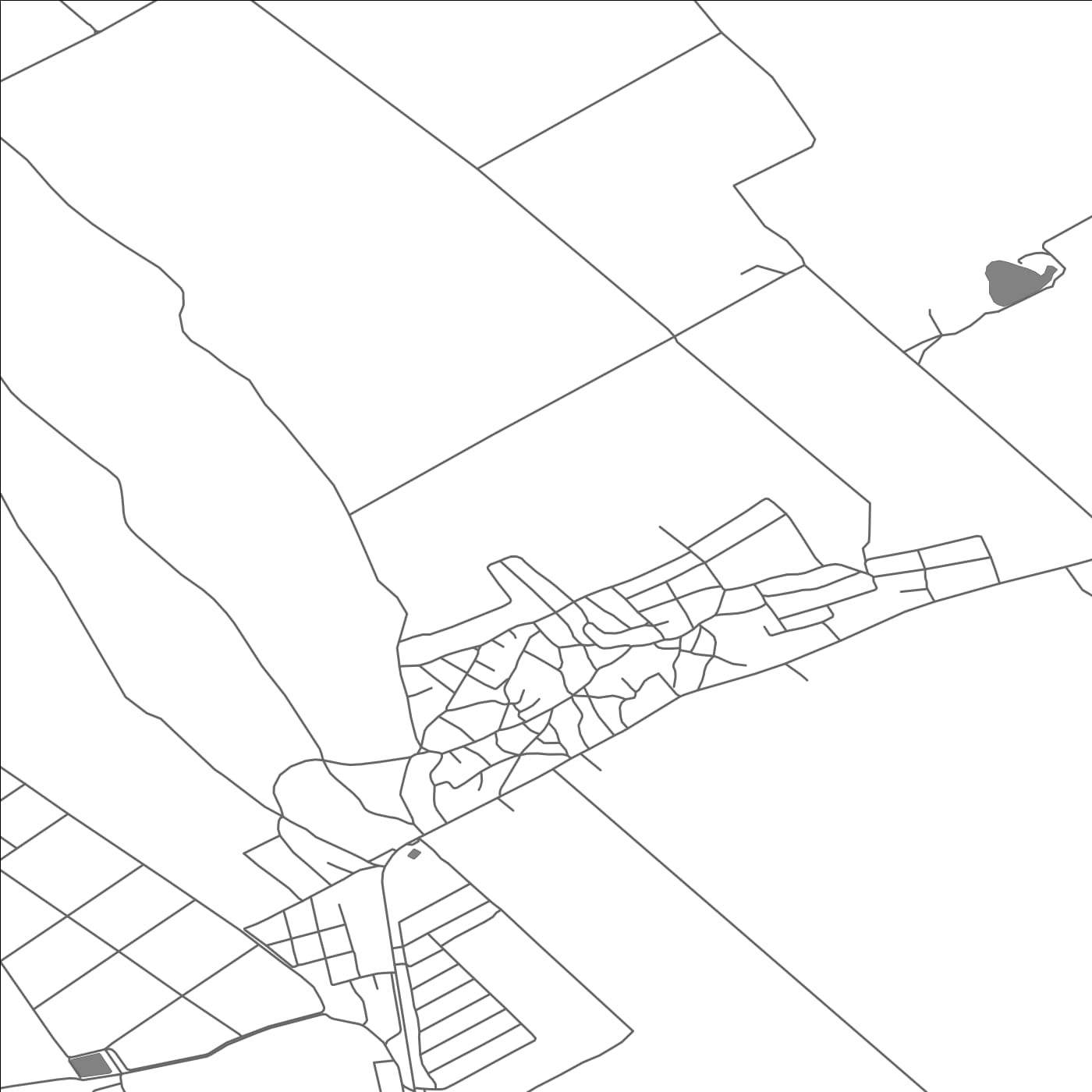 ROAD MAP OF ONIŢCANI, MOLDOVA BY MAPBAKES