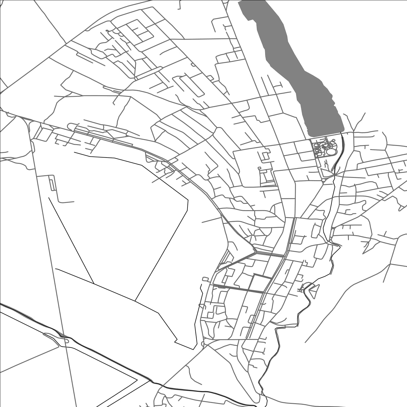 ROAD MAP OF ORHEI, MOLDOVA BY MAPBAKES