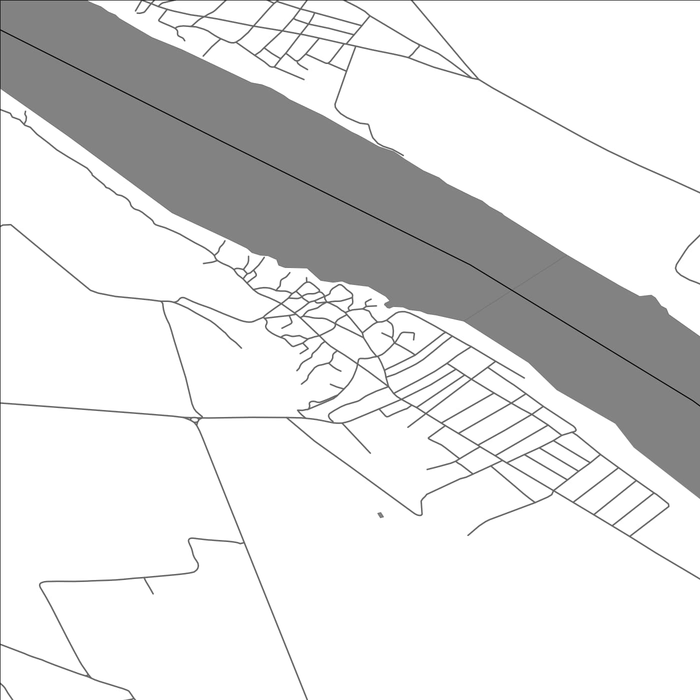 ROAD MAP OF OXENTEA, MOLDOVA BY MAPBAKES