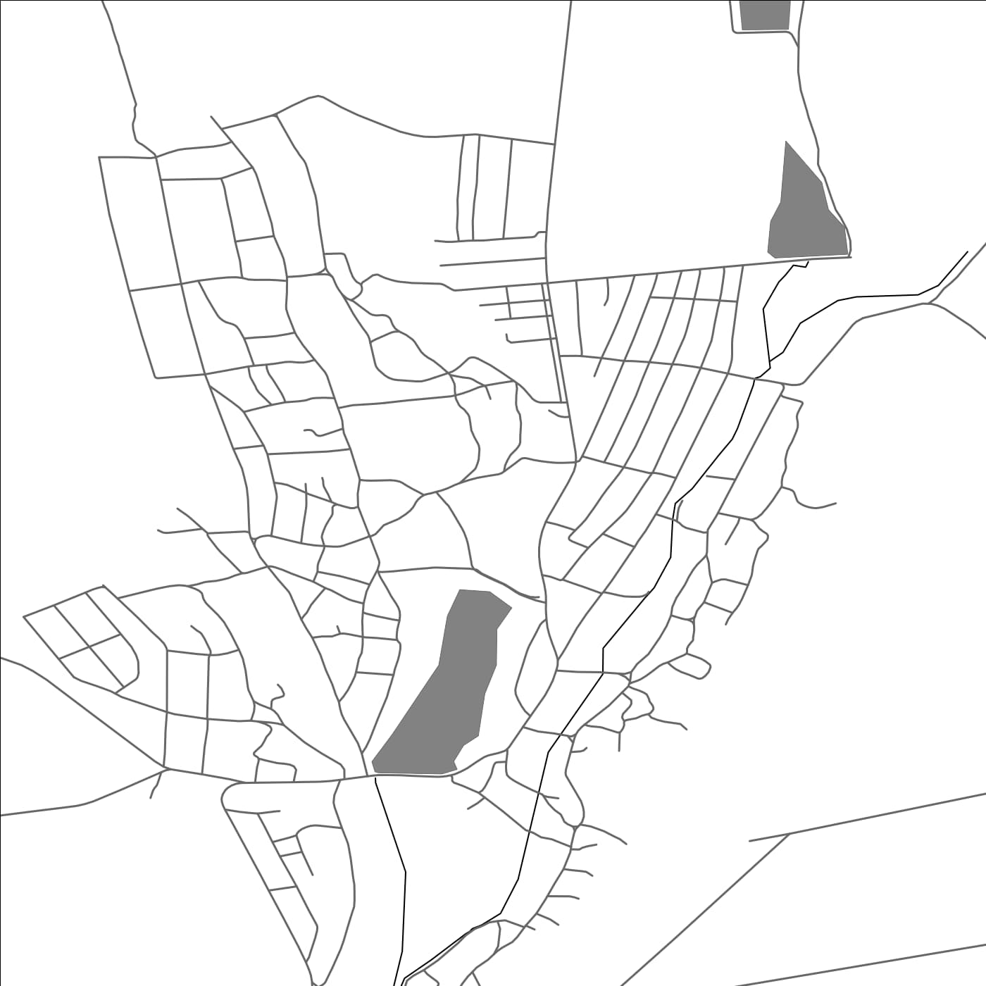 ROAD MAP OF SĂRATA-GALBENĂ, MOLDOVA BY MAPBAKES