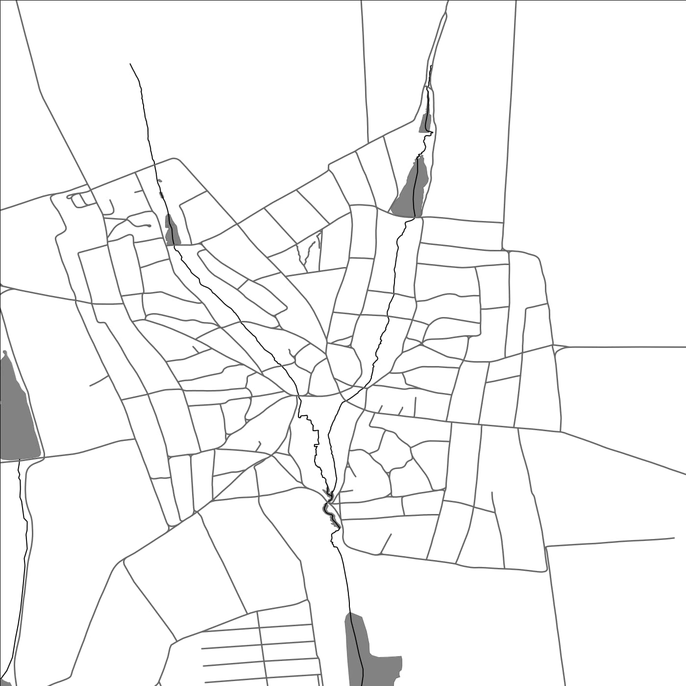 ROAD MAP OF SLOBOZIA, MOLDOVA BY MAPBAKES
