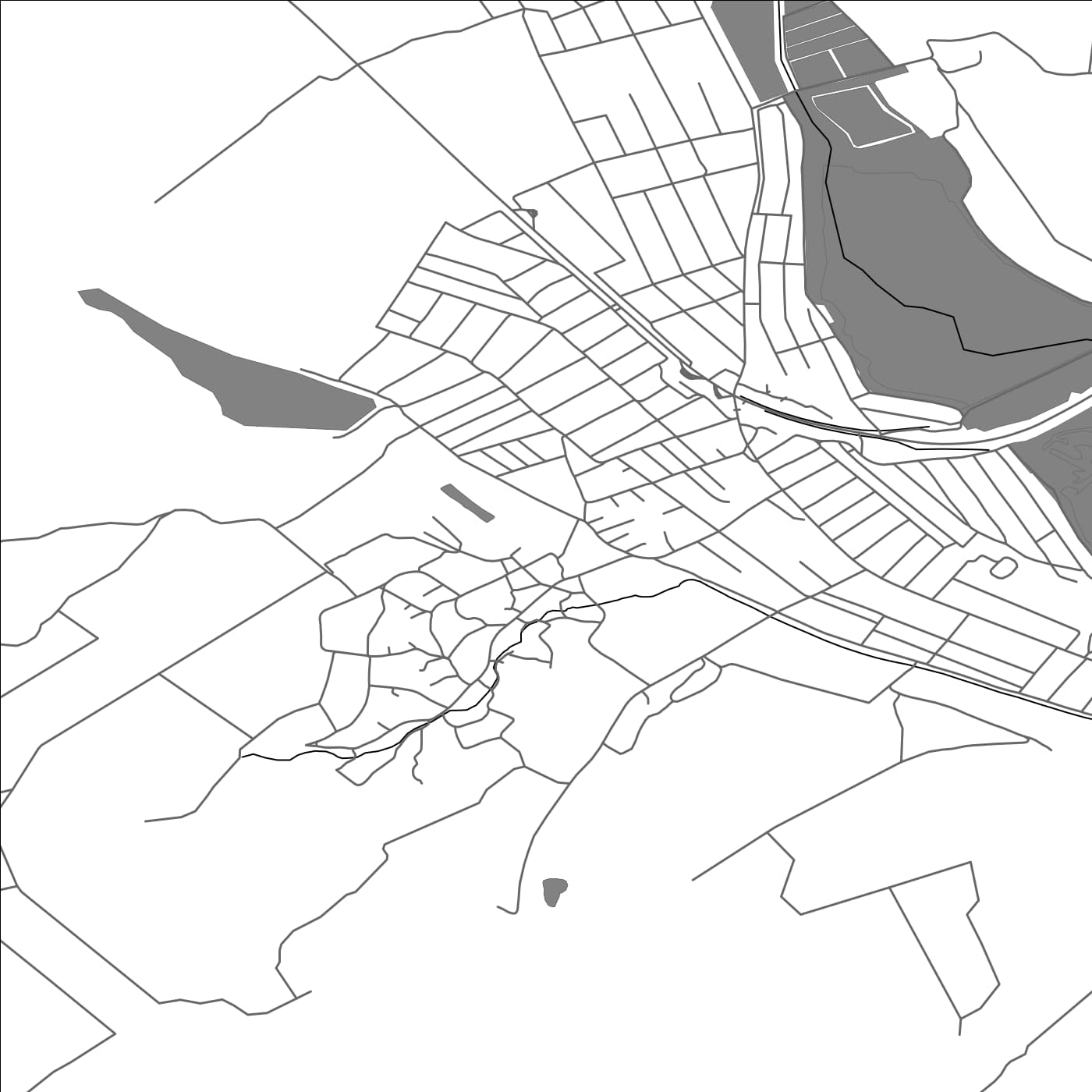 ROAD MAP OF SURUCENI, MOLDOVA BY MAPBAKES
