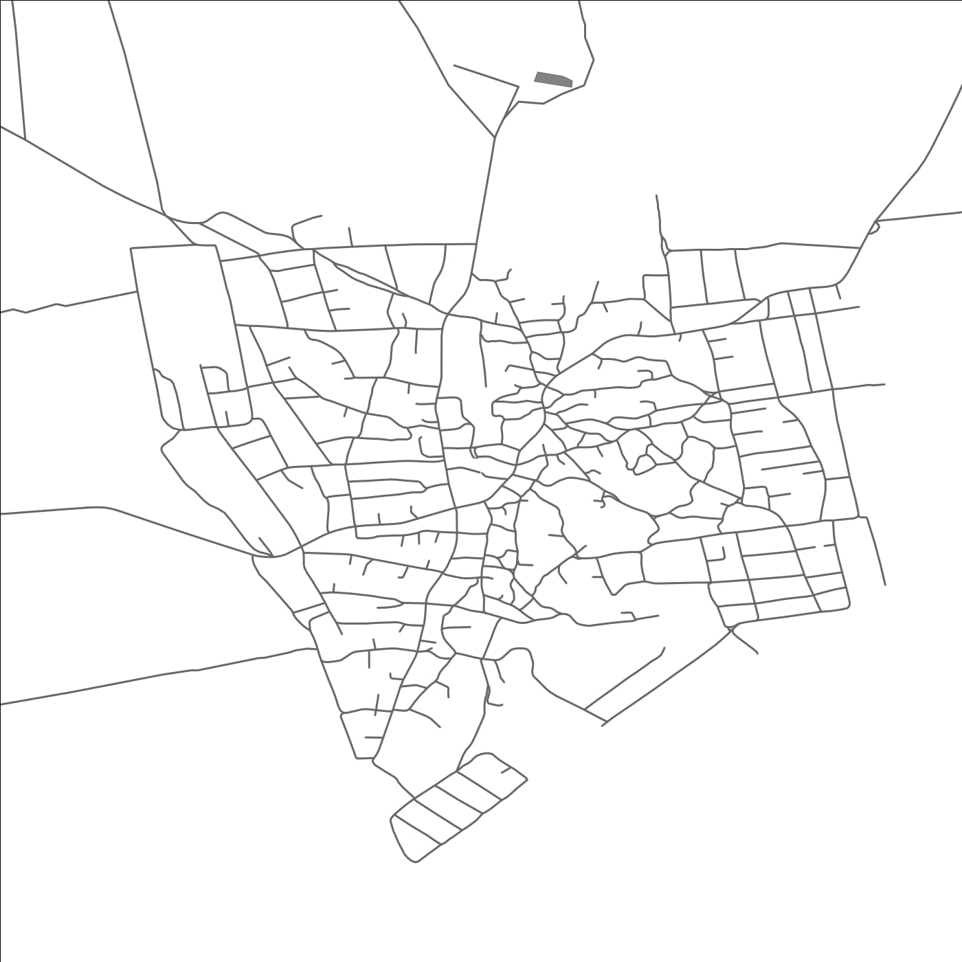 ROAD MAP OF SUSLENI, MOLDOVA BY MAPBAKES
