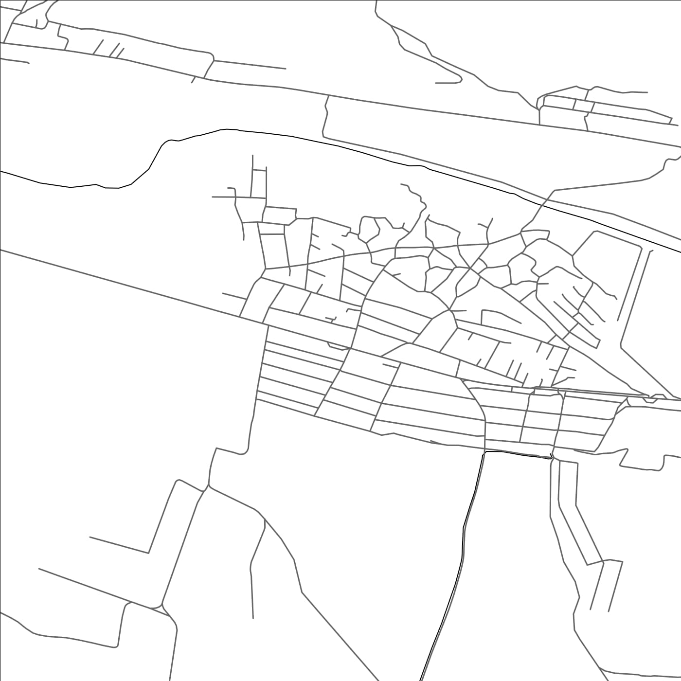 ROAD MAP OF ŢÎNŢĂRENI, MOLDOVA BY MAPBAKES