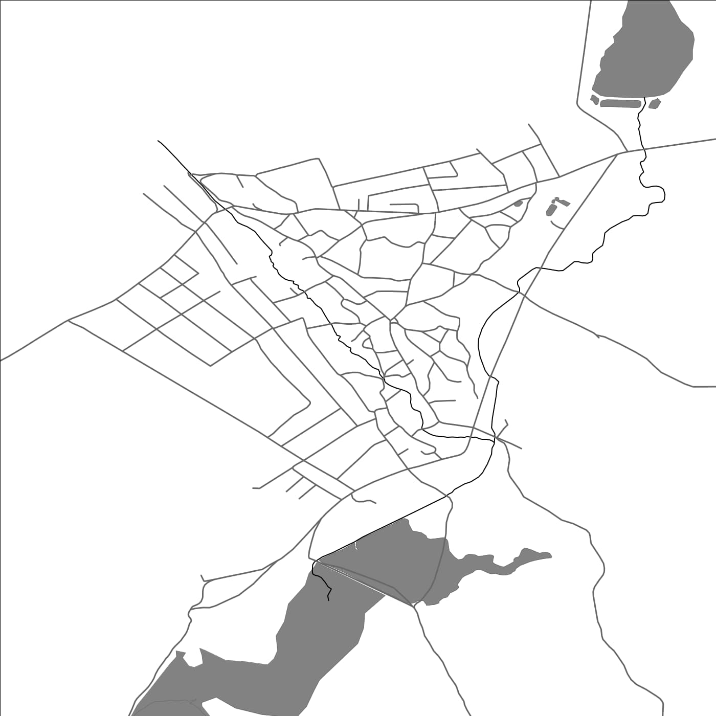 ROAD MAP OF TODIREŞTI, MOLDOVA BY MAPBAKES