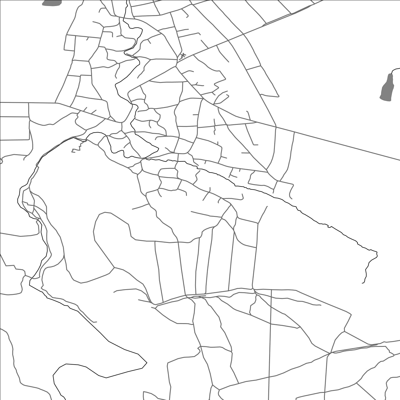 ROAD MAP OF TRINCA, MOLDOVA BY MAPBAKES